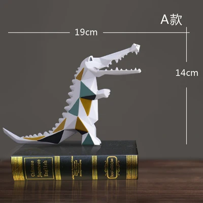 Североевропейская Современная мультяшная Геометрия крокодил Животное