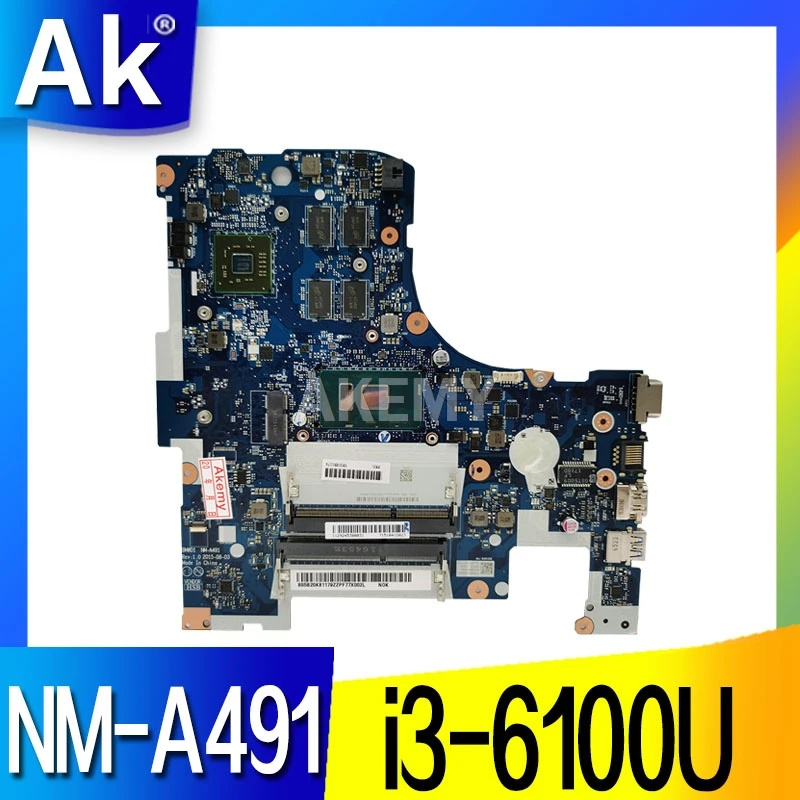Для For Lenovo 300 17ISK материнская плата для ноутбука BMWD1 NM A491 5B20K61878 с i3 6100u ЦП полностью