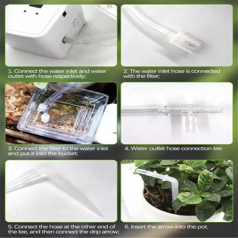 Wi-Fi автоматический микро домашний сад капельного полива комплект Системы