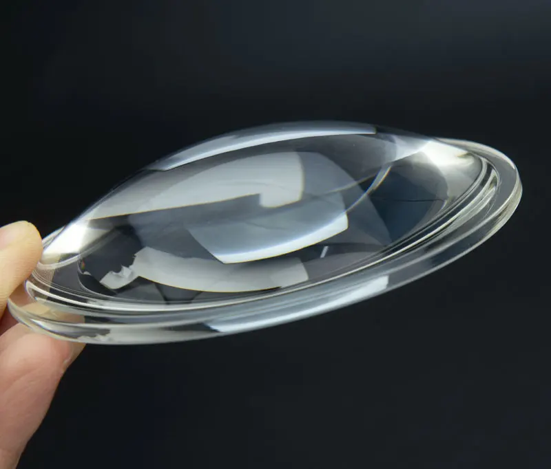 Оптическое стекло диаметром 107 мм асферическое светодиодное фокусное расстояние