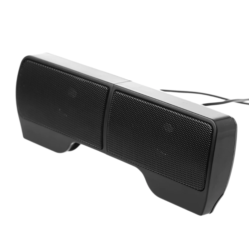 

1 Pair Mini USB Powered Line Control Stereo Clip-On Speaker For Notebook Laptop