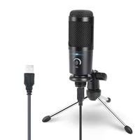 Professional Condenser Microphone Studio USB Microphone for Computer Gaming Streaming Video Mic Podcasting Recording Microfon