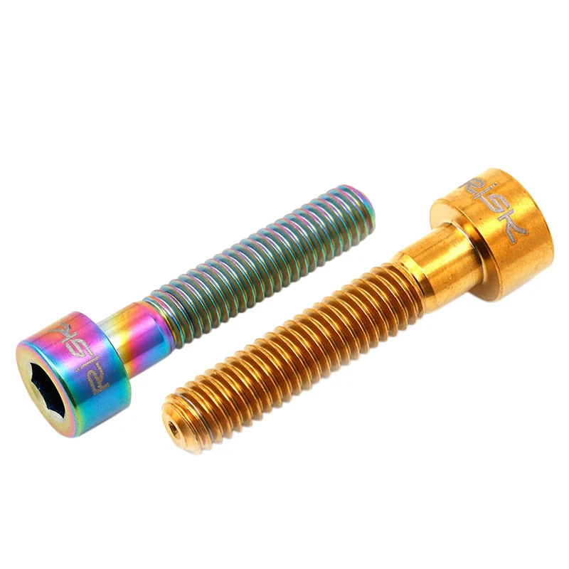 

M6X30mm Titanium Bolts For MTB Bicycle Column Headset Stem Cap Bolt Bike Screw