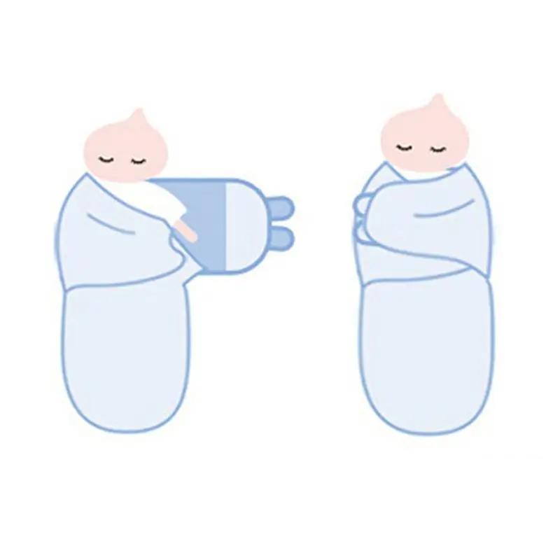 

Free Shipping Newborn Baby Sleeping Bag Adjustable Cotton Swaddle Wrap Toddler Anti-shock Sleepsack for Infant Girls & Boy