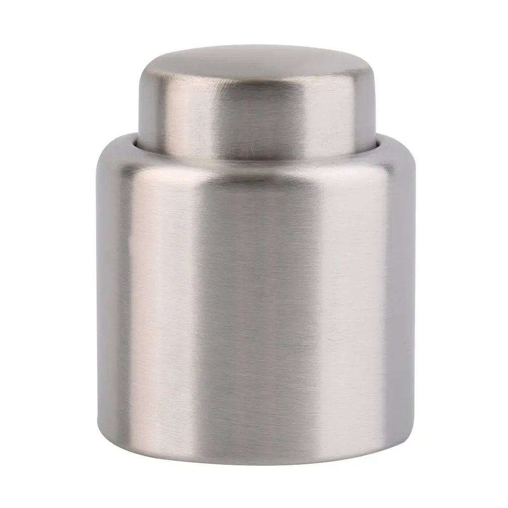 Многоразовая вакуумная герметичная винная бутылка из нержавеющей стали пробка