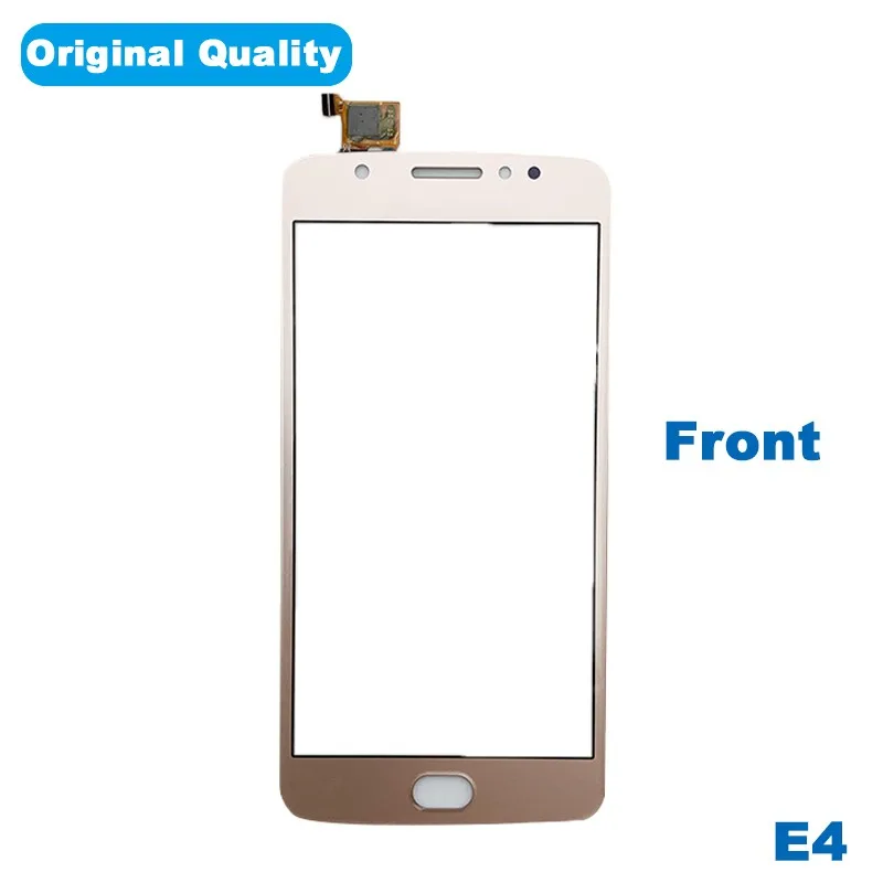 Сенсорная панель с цифровым преобразователем для Motorola Moto E4 (США) XT1767 XT1768, ЖК-дисплей, внешнее Переднее стекло, сенсорный экран, 1 шт.