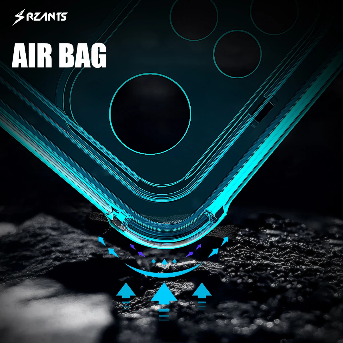 Rzants For Xiaomi Mi 10T Xiaomi Mi 10T 11T Pro Case Soft [Camouflage Lens] Lens Protection Shockproof Airbag Thin Clear Cover