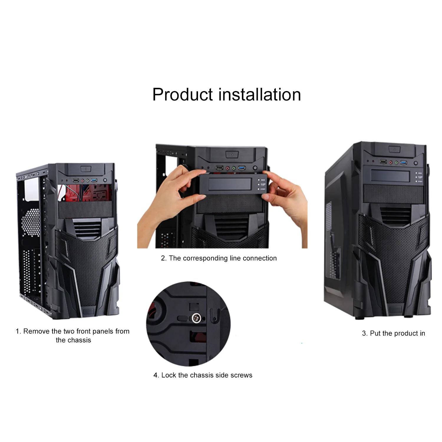 5 25 дюймовый цифровой Компьютерный Вентилятор PC контроллер скорости вентилятора