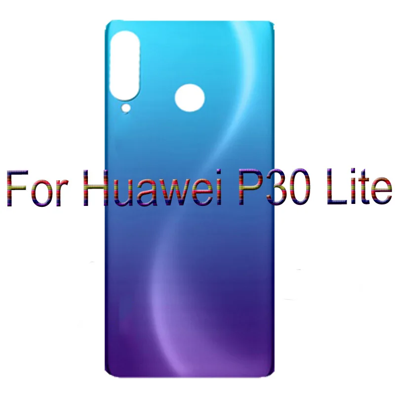 100% новый аккумулятор задняя крышка корпус двери для Huawei P30 Lite батареи P 30 запчасти