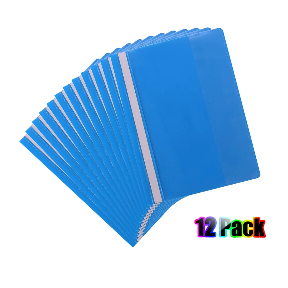 12 шт. Прозрачный передний отчет защита для файлов проекта размер буквы с крепежом