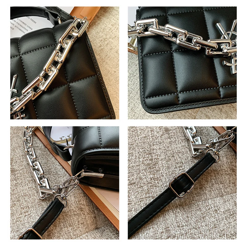 

2021 New Luxury Brand Designer Purses and Handbags Ladies Fashionable Bag One Shoulder Crossbody Chain Bags Casual Satchel
