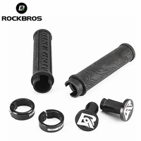 rockbros bicycle grips mtb bike grips rubber handlebar anti slip handle grip lock bar end cycling parts bike accessories