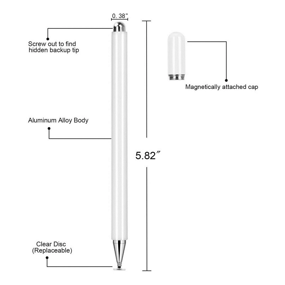 Стилус для Apple iPad 6th/7th/8th/Mini 5th/Pro 11 & 12 9 ''/Air 3rd Gen карандаш |