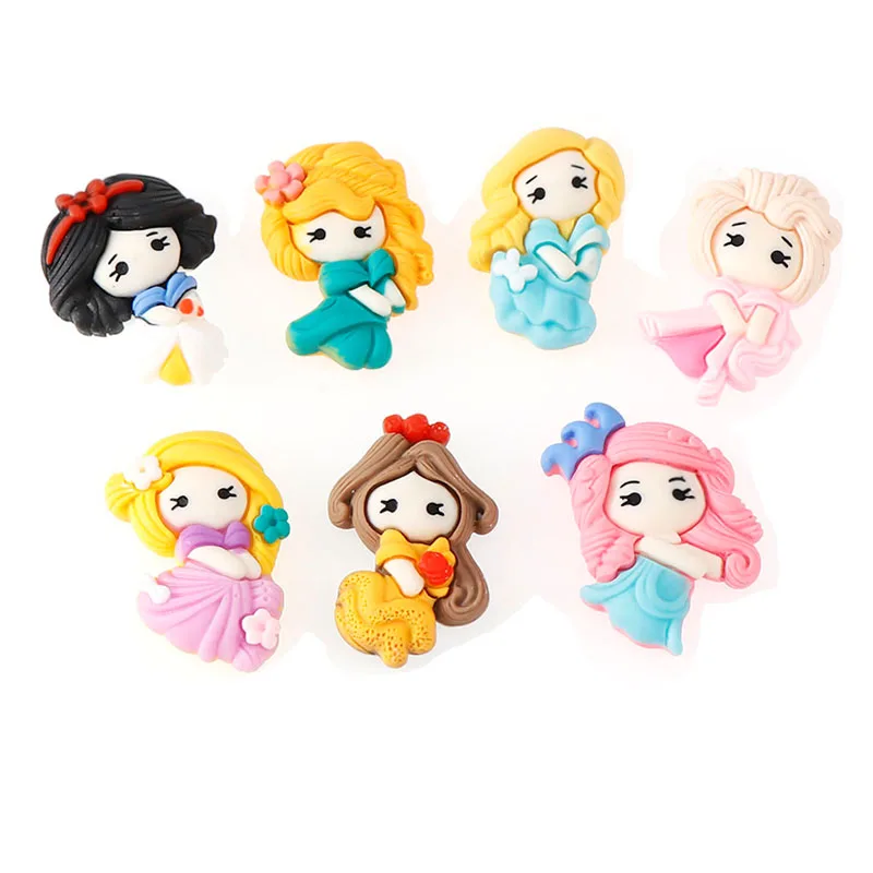 Высококачественный красочный кабошон с плоской задней стороной ручная роспись