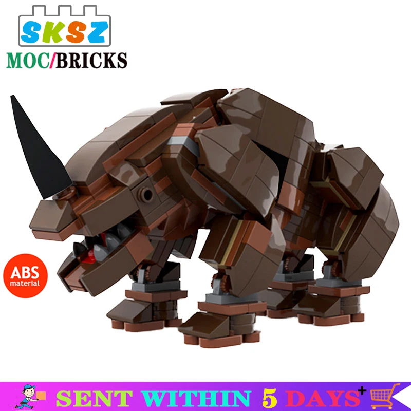 

Moc Animal Mudhorned Model Building Blocks Assembly Action Space Simulation Figure Bricks Toys for Children Kids Xmas Gift