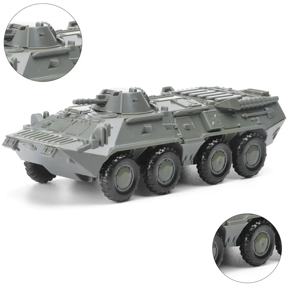 BTR 80 колесные бронированные машины 1:72 без клея 4D сборки модели в стиле милитари колесница раздвижные