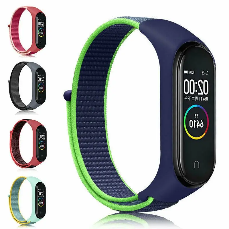 

Ремешок RIOBM для смарт-часов Xiaomi Band 5 6, спортивный браслет с нейлоновой веревкой, MIband5, Mi Band 5 /6, монитор здоровья, сердечный сон
