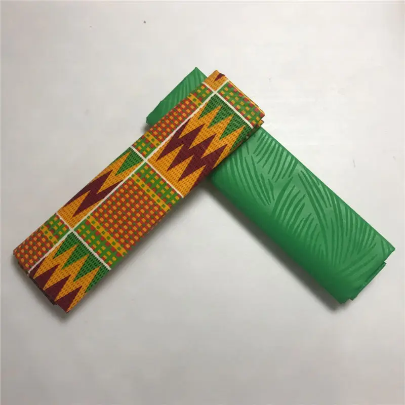 22 Полиэстер воск нигерийский Анкара Kente Ткань Chitenge Ghana воск для платья Африканский Kitenge принт ткань для ткани в 2+ 2 ярдов AW30 - Цвет: 22