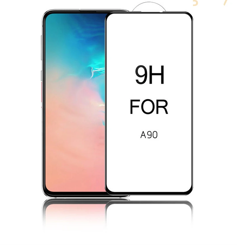 

Tempered Glass Film For Samsung Galaxy A90 A80 A70 A60 A50 A40 A30 A20 A10 Arc Edge 5D Full Coverage 9H Hard Protective Screen