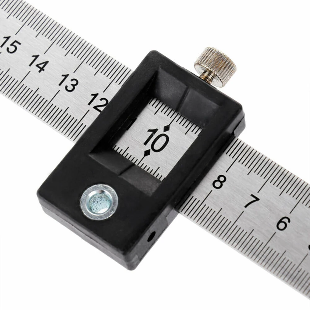 

Aluminum Alloy Ruler Ruler Cabinet Door Drawers Guide Blocks Hole Locator