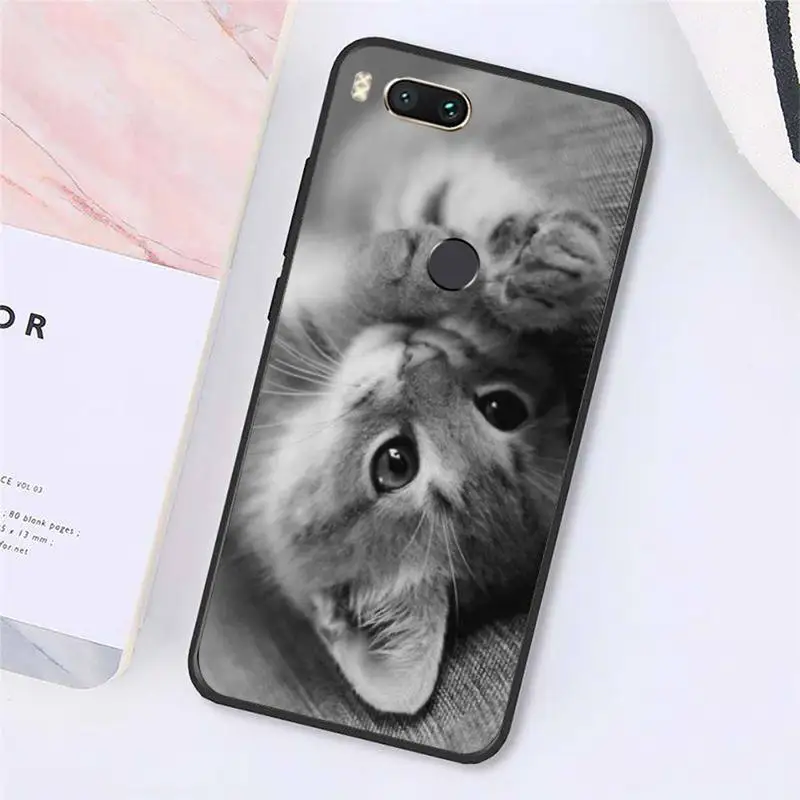 

Cute Animal Lovely cat Phone Case For Xiaomi Redmi note 7 8 9 t k30 max3 9 s 10 pro lite funda coque