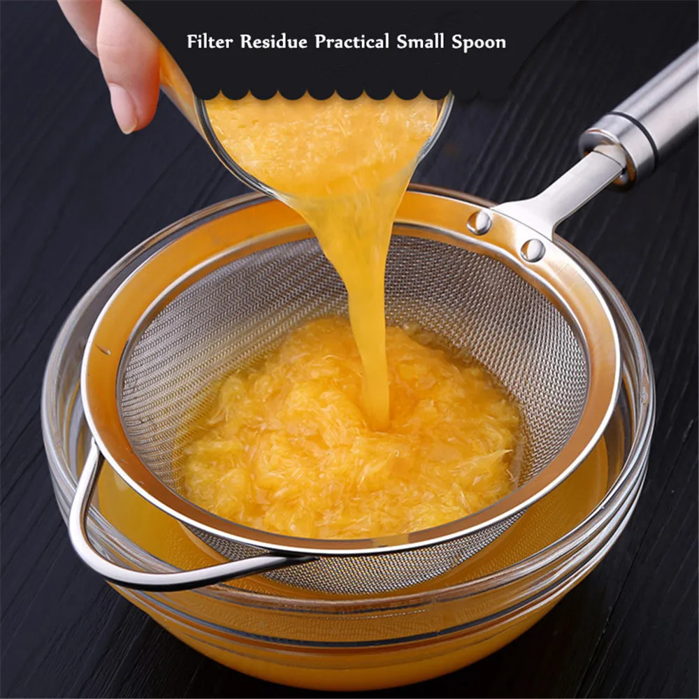

Stainless Steel Skimmer Filter Frying Colander Long Handle Filter Fried Food Skimmer Spoon Filter Kitchen Accessories 4 size