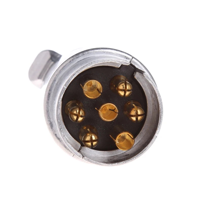 7 ходовой круглый алюминиевый соединитель RV стиль светильник трейлер вилка