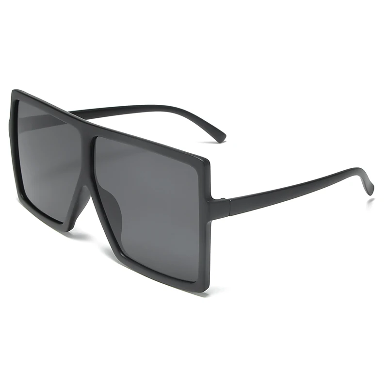 2020 модные летние унисекс квадратные большие рамки PC солнцезащитные очки для