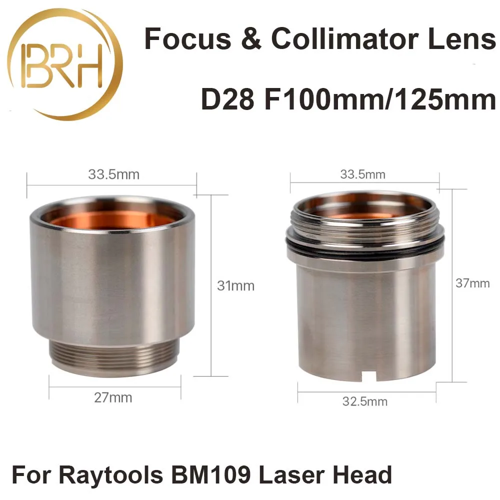 BRH Высококачественная волоконная лазерная фокусировка/коллиматорная линза D28 F100