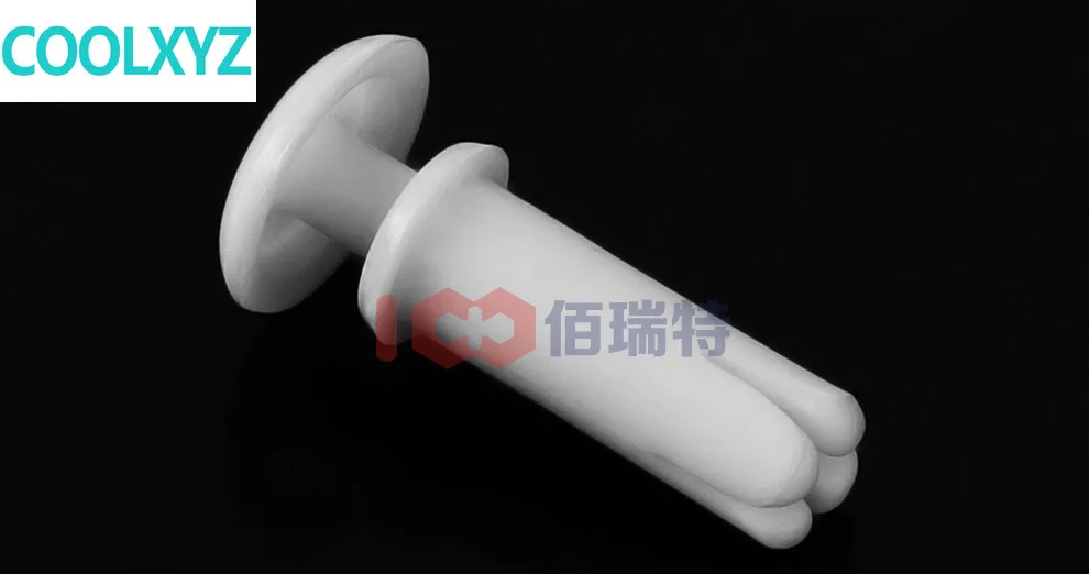 Черные/белые пластиковые заклепки R-shaped PC доска Пластиковые расширения