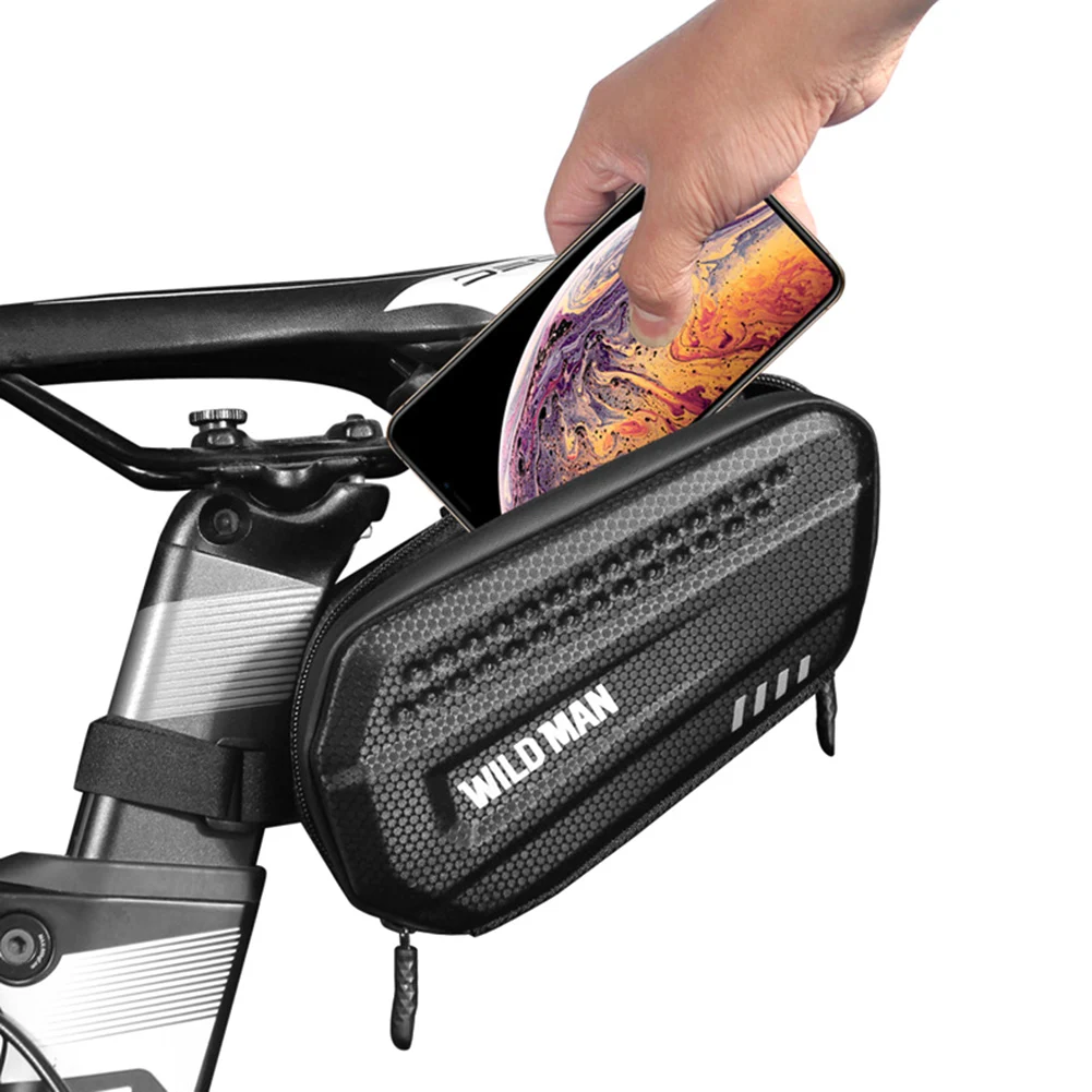 

Сумка на седло велосипеда, жесткий футляр, водонепроницаемая, для горных велосипедов, дорожных велосипедов, велосипедов, телефонная 3D сумка...
