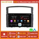 Автомагнитола на Android 11, радиоприемник RDS IPS 6 + 128G, мультимедийный проигрыватель для Mitsubishi Pajero 4 V80 V90 2006-2014, GPS, Carply SWC