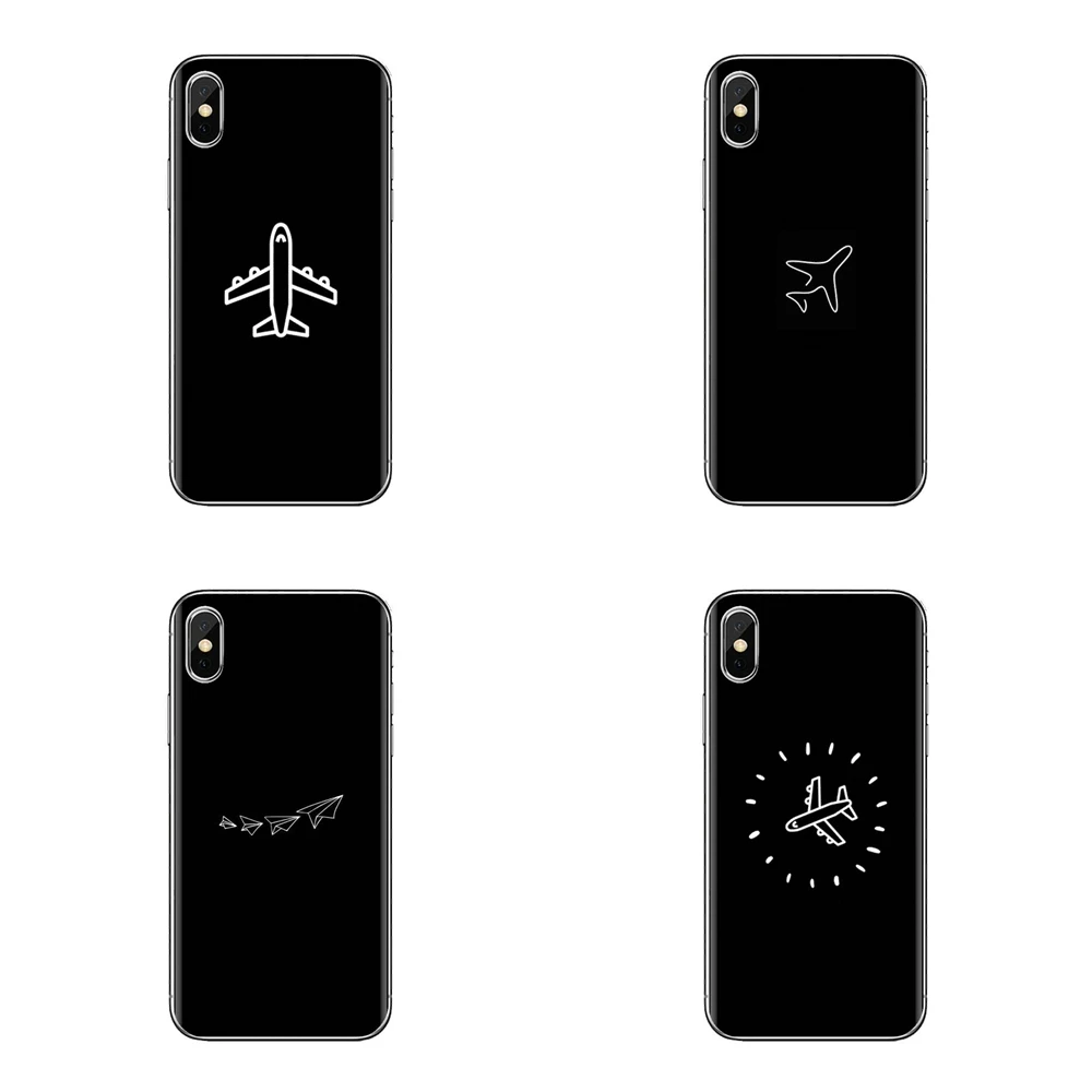 Travel the world paper plane aircraft For Xiaomi Mi4 Mi5 Mi5S Mi6 Mi A1 A2 5X 6X 8 9 Lite SE Pro Max Mix 2 3 2S Soft Bag Case |