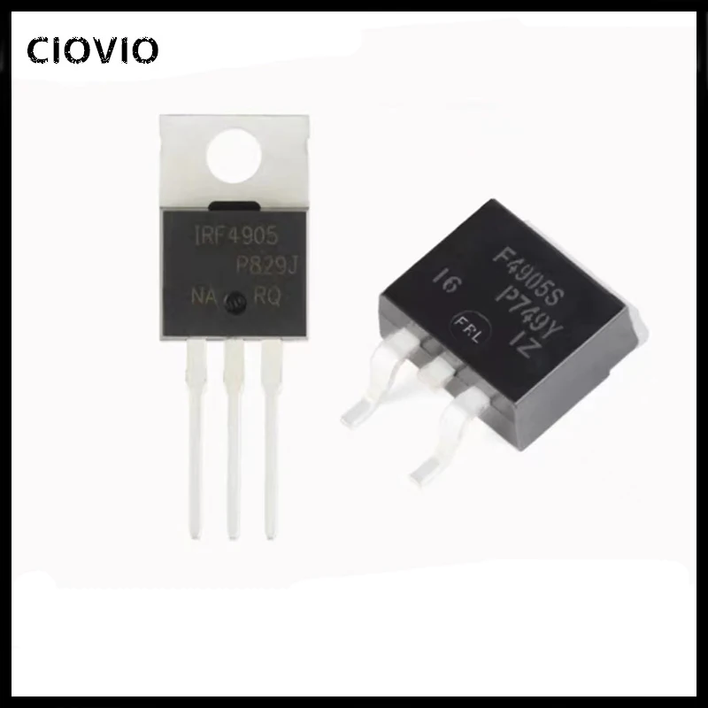 

CIOVIO 1-20 Pcs IRF4905PBF IRF4905 IRF4905STRLPBF F4905S