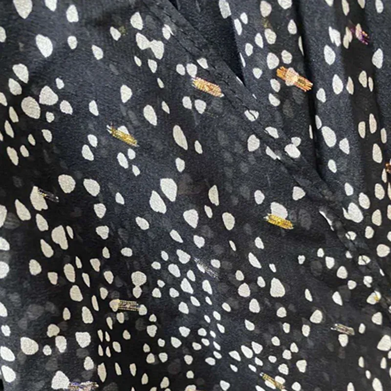 

Autumn elegant woman dress round neck lantern sleeve gray luxury brand round neck cascading ruffle loose party dress