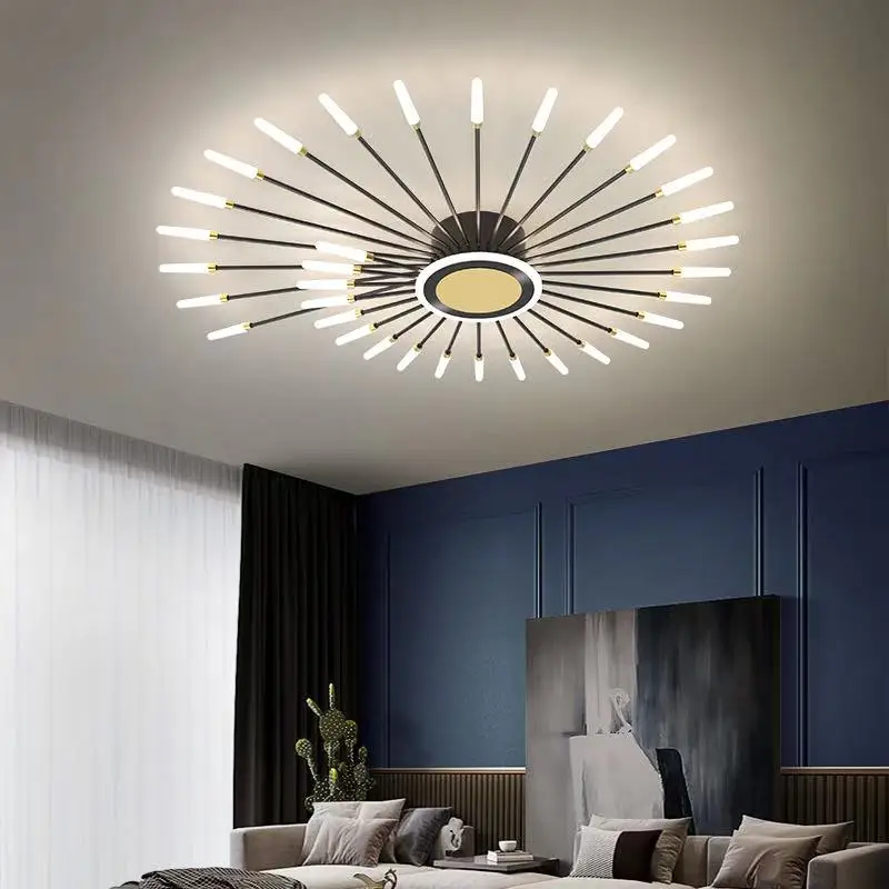 

HengYuan lighting European design living room lamp creative personality molecular lamp modern simple generous bedroom study c