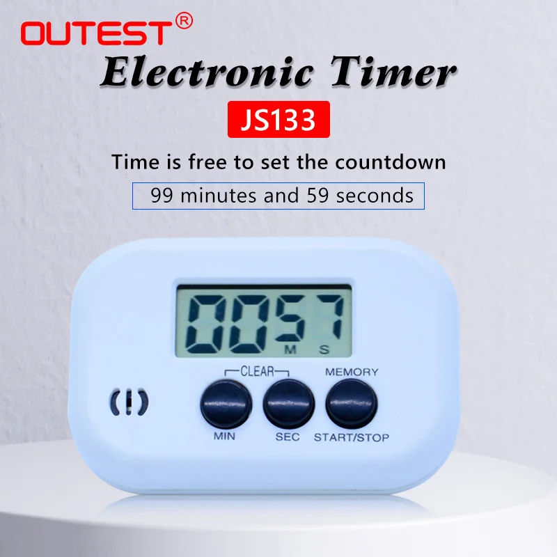 

Цифровой кухонный таймер обратного отсчета с магнитом, ЖК-дисплей, кухонный таймер, подсчет будильника, кухонные гаджеты, инструменты для п...