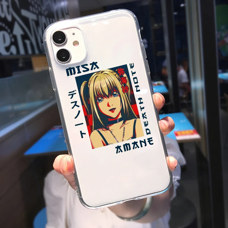 Мягкий прозрачный чехол для телефона Iphone 11 12 13 Pro Max XS MAX 8 7 6 6S Plus X SE20 XR Рем и Миса с