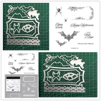 bat cutting dies for scrapbooking stamping stamps and dies 2021 new arrivals metal die cutters for scrapbooking christmas