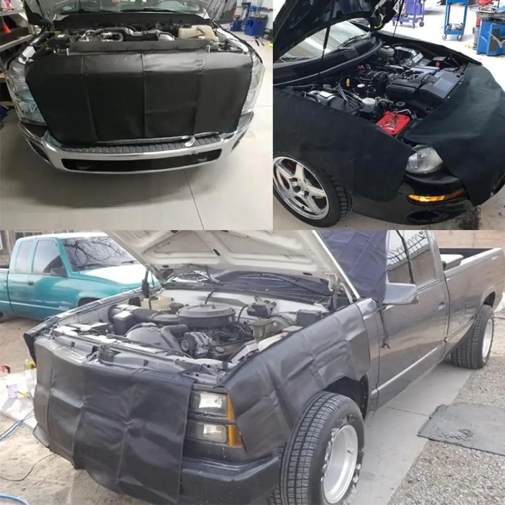 

Передняя крышка автомобиля защитная Накладка авто ремонт крышка против царапин тканевый коврик грязеотталкивающий защитный R3p6