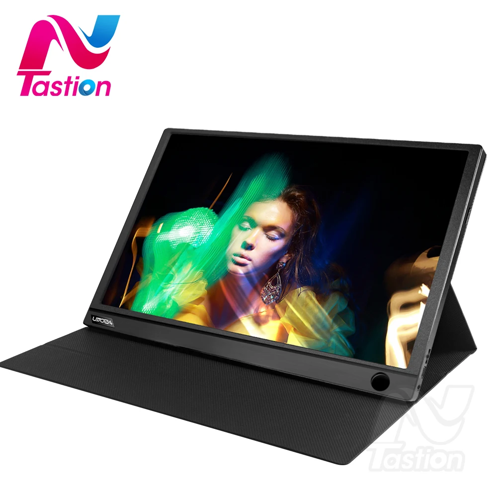 Lantastion тонкий портативный ЖК-монитор hd 15 6 usb type c hdmi для ноутбука телефона xbox