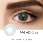 W4-2021 Новые популярные натуральные контактные линзы большого и маленького диаметра в европейском и американском стиле Mrs.H