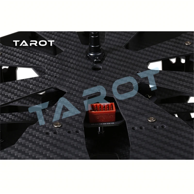Комплект для коптера Tarot TL4X001 X4 из углеродного волокна Hexa FPV с электрическим выдвижным посадочным полозьями и складным кронштейном для