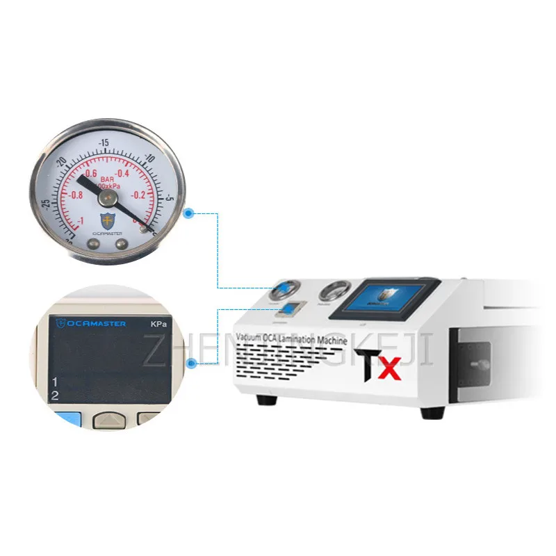 220v platen press fit defoaming integrated machine oca curved surface fit equipment vacuum hot press cell phone screen refurbish free global shipping