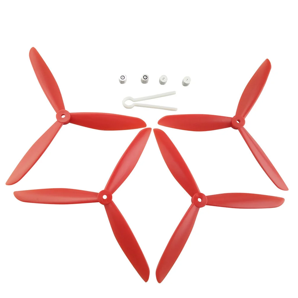 

4PCS 3-Leaf Propeller Maple Leaf Blade + Blade Cover Spare Part for Hubsan H501S H501C MJX B2W B2C B3 Drone Upgrade Blade