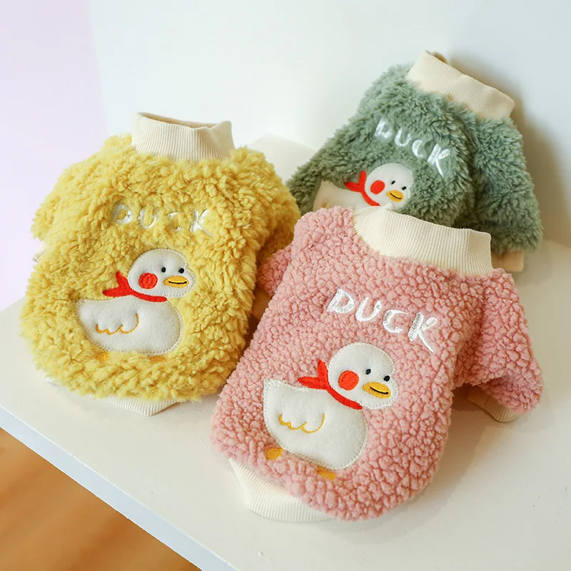 Шерстяной Теплый зимний свитер для домашнего питомца свитшоты одежда маленьких