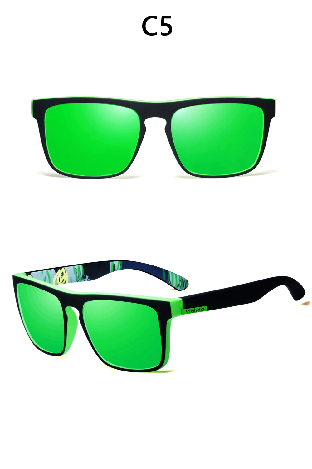 VIAHDA, модные, унисекс, квадратные, поляризационные, lunette de soleil femme de marque de Lux
