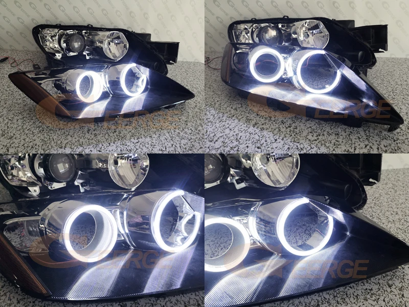 For Mazda cx7 cx 7 CX-7 2006 2007 2008 2009 2010 2011 2012 Excellent Ultra bright COB led angel eyes halo rings DRL Day Light | Автомобили
