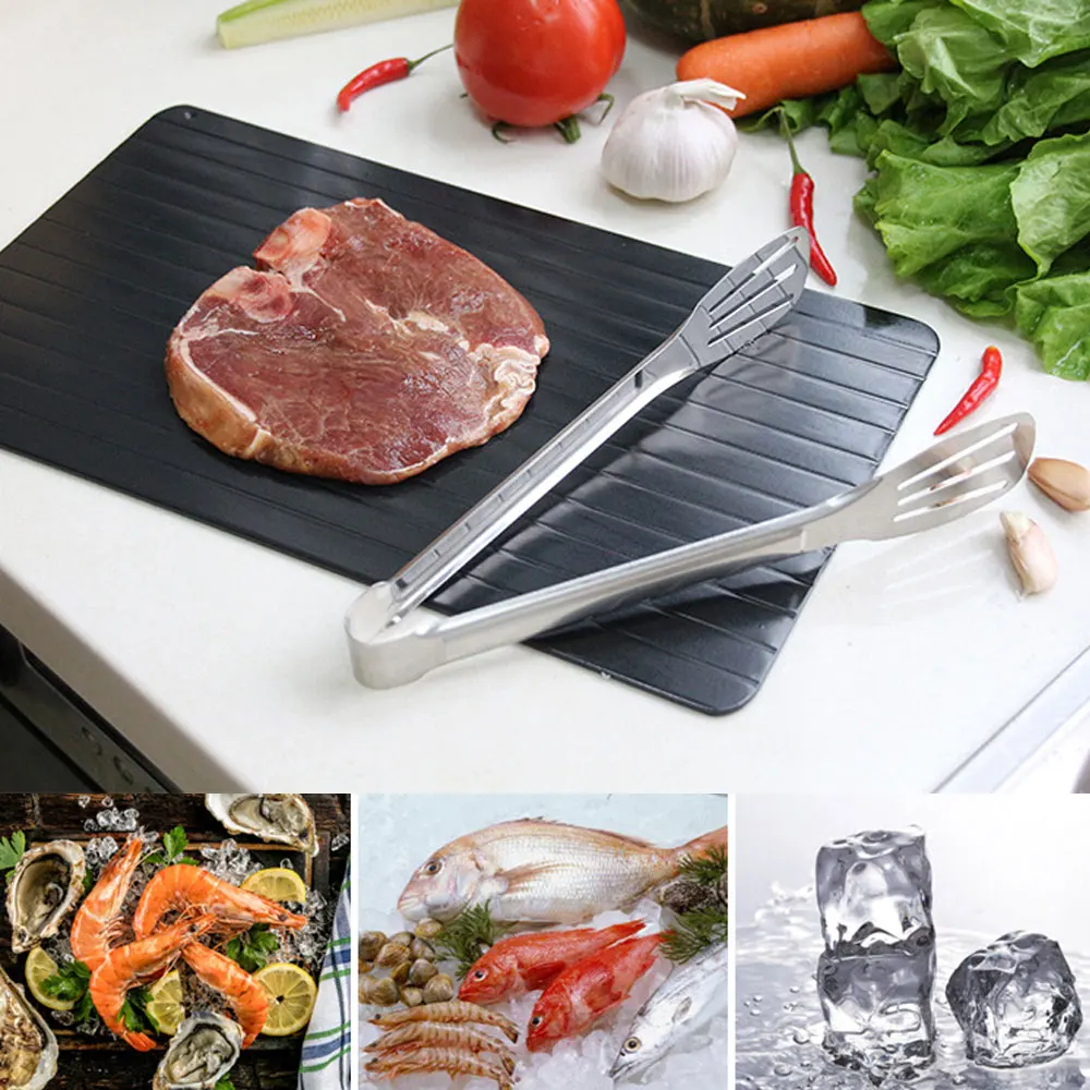 Поднос для быстрого разморозки замороженных продуктов мясо морская еда тарелка