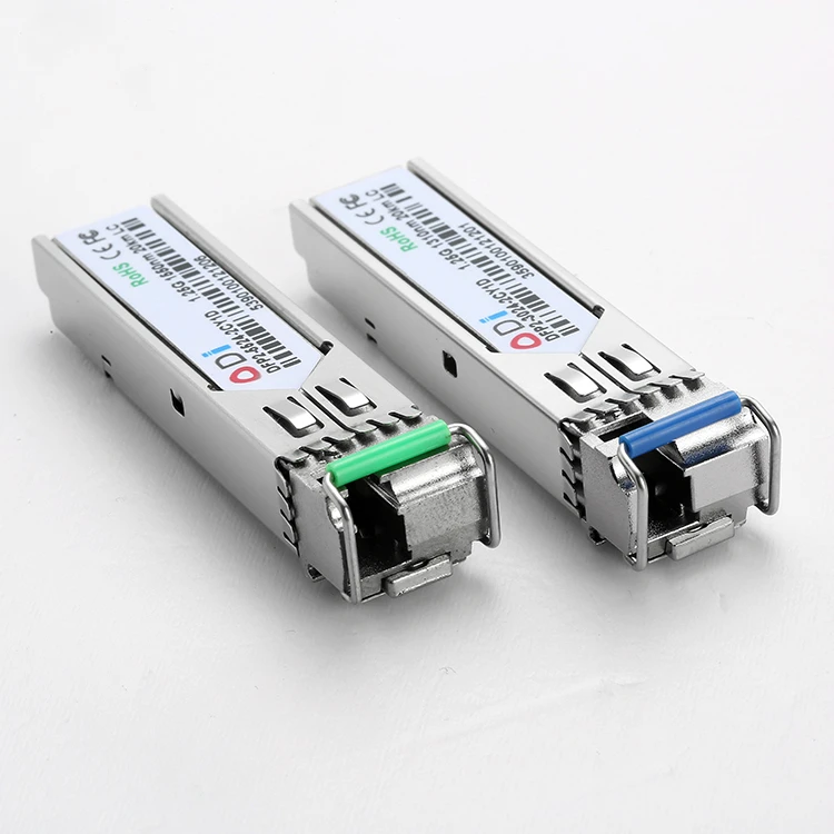 20 км Оптический приемопередатчик sfp 1 25g 1550/1310nm lc|Оптоволоконное оборудование| |